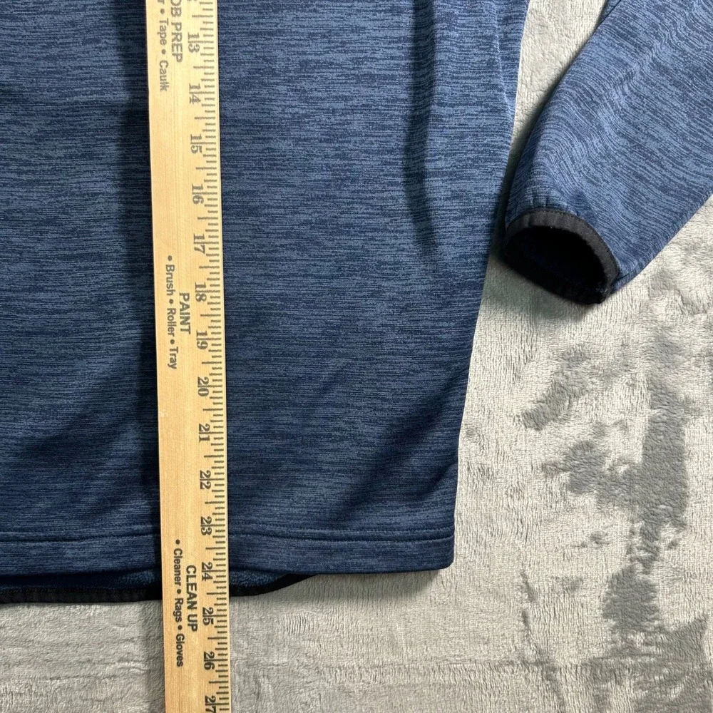 Under Armour‎ Men's Loose Fit 1/4 Zip Pullover Sweatshirt Blue Medium